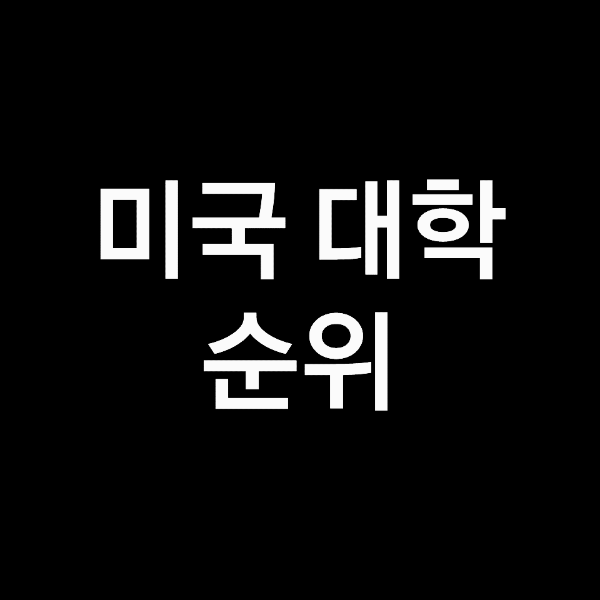 미국 대학 순위 2023, 미국 대학교 순위 (MIT, 하버드 등)