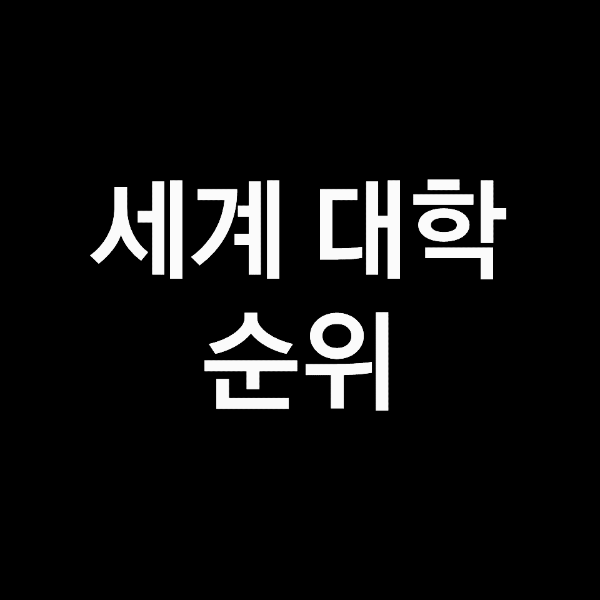 세계 대학 순위 2023, 세계 대학교 순위 2024