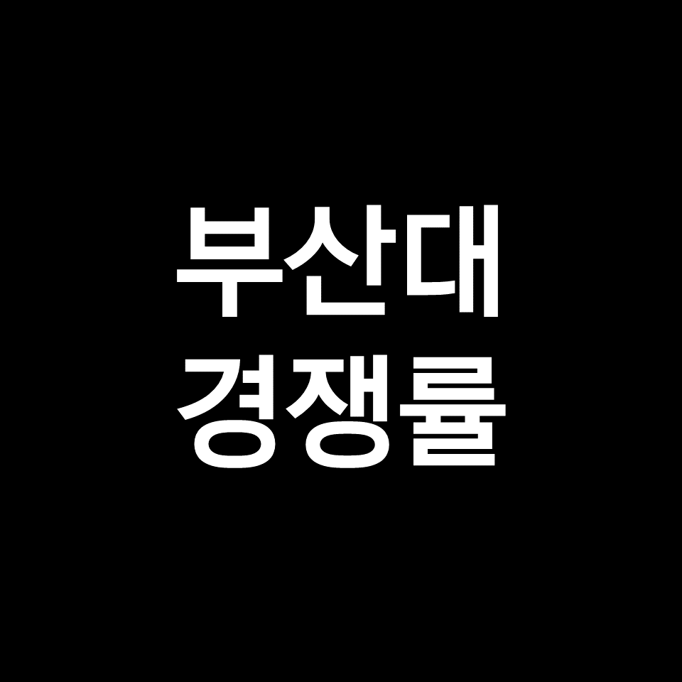 부산대 경쟁률 수시 정시 논술 | 최종, 실질, 2023, 2024