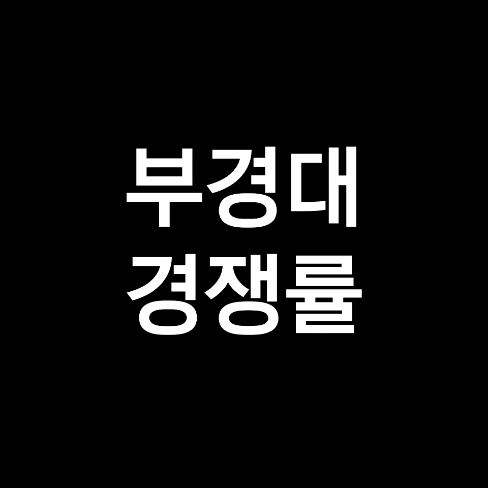 부경대 경쟁률 수시 정시 | 학과별, 최종, 실질, 2023, 2024