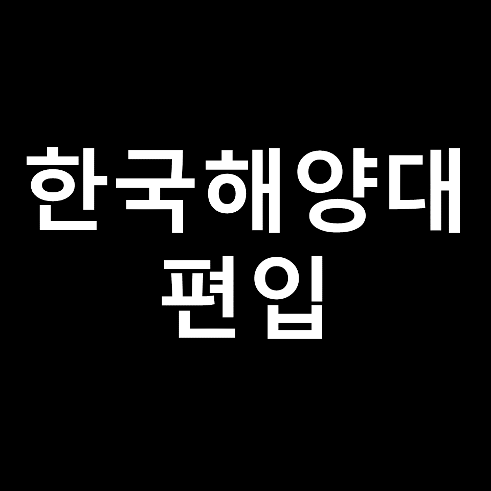 한국해양대 편입 요강 경쟁률 기출문제 커트라인 | 토익, 2023, 2024